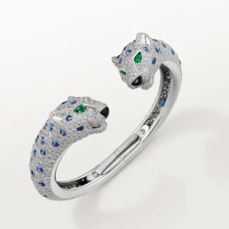 Panthere De Cartier-armband, safir, pavé