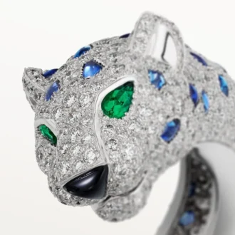 Panthere De Cartier-armband, safir, pavé