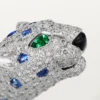 Panthere De Cartier-armband, safir, pavé Panthere De Cartier-armband, safir, pavé