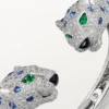 Panthere De Cartier-armband, safir, pavé Panthere De Cartier-armband, safir, pavé