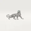 Panthere De Cartier-brosch – vitguld, smaragder, onyx, diamanter – Cartier