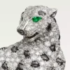 Panthere De Cartier-brosch – vitguld, smaragder, onyx, diamanter – Cartier