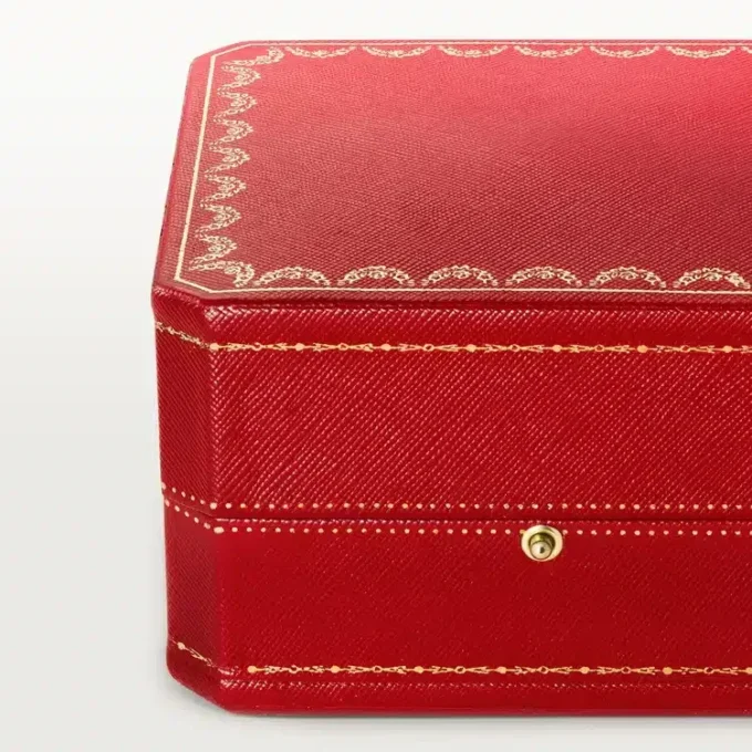 Panthere De Cartier-brosch – vitguld, smaragder, onyx, diamanter – Cartier