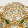 Panthere De Cartier diamantring, gult guld | Cartier Us