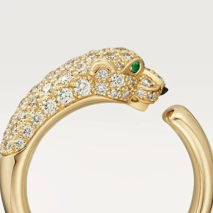 Panthere De Cartier diamantring, gult guld | Cartier Us