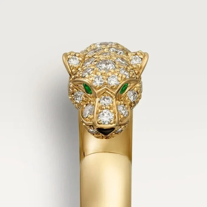 Panthere De Cartier diamantring, gult guld | Cartier Us