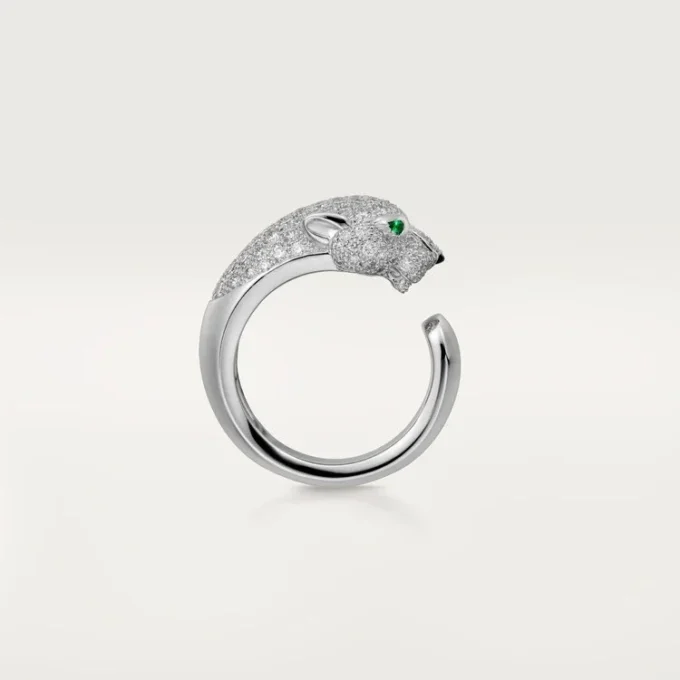 Panthere De Cartier diamantring, vitt guld | Cartier Us