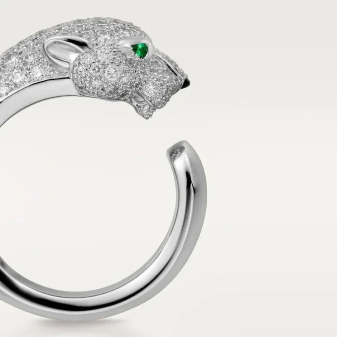 Panthere De Cartier diamantring, vitt guld | Cartier Us