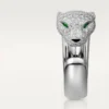 Panthere De Cartier diamantring, vitt guld | Cartier Us