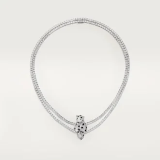 Panthere De Cartier-halsband, Multi-Wear, pavé