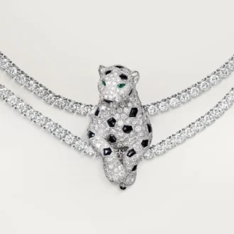 Panthere De Cartier-halsband, Multi-Wear, pavé