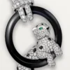 Panthere De Cartier-halsband, pavé Panthere De Cartier-halsband, pavé