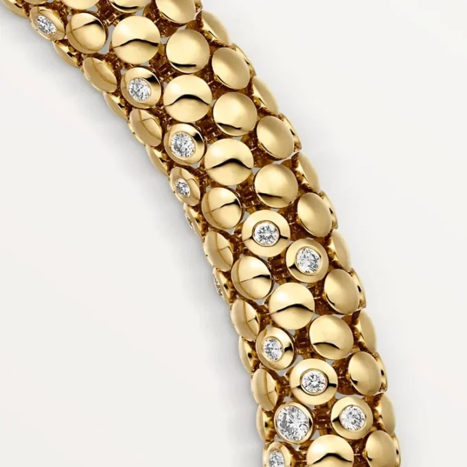 Panthere De Cartier-halsband, pavé Panthere De Cartier-halsband, pavé