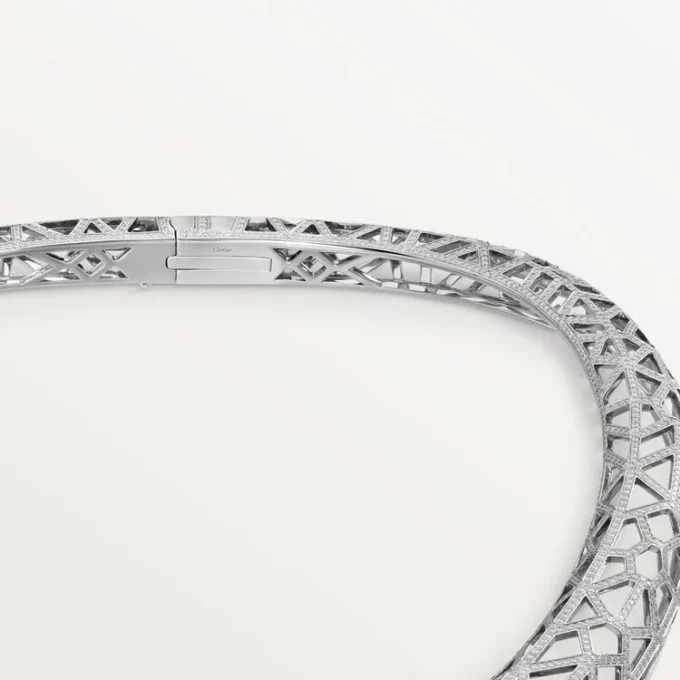 Panthere De Cartier-halsband, pavé Panthere De Cartier-halsband, pavé