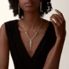 Panthere De Cartier-halsband, rubellit, pavé Panthere De Cartier-halsband, rubellit, pavé