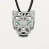 Panthere De Cartier-halsband – vitguld, smaragder, diamanter, onyx – Cartier Panthere De Cartier-halsband – vitguld, smaragder, diamanter, onyx – Cartier