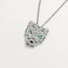 Panthere De Cartier-halsband – vitguld, smaragder, diamanter, onyx – Cartier Panthere De Cartier-halsband – vitguld, smaragder, diamanter, onyx – Cartier
