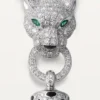 Panthere De Cartier-halsband – vitguld, svart lack, smaragder, onyx, diamanter – Cartier Panthere De Cartier-halsband – vitguld, svart lack, smaragder, onyx, diamanter – Cartier