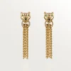 Panthere De Cartier-örhängen – Gult guld, diamanter, tsavoritgranater, onyx – Cartier Panthere De Cartier-örhängen – Gult guld, diamanter, tsavoritgranater, onyx – Cartier