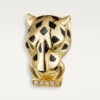 Panthere De Cartier-örhängen – gult guld, lack, diamanter, tsavoritgranater, onyx – Cartier Panthere De Cartier-örhängen – gult guld, lack, diamanter, tsavoritgranater, onyx – Cartier