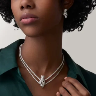 Panthere De Cartier örhängen, pavé