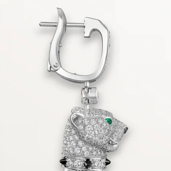 Panthere De Cartier örhängen, pavé Panthere De Cartier örhängen, pavé
