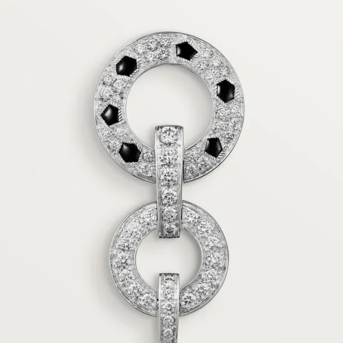 Panthere De Cartier örhängen, pavé Panthere De Cartier örhängen, pavé