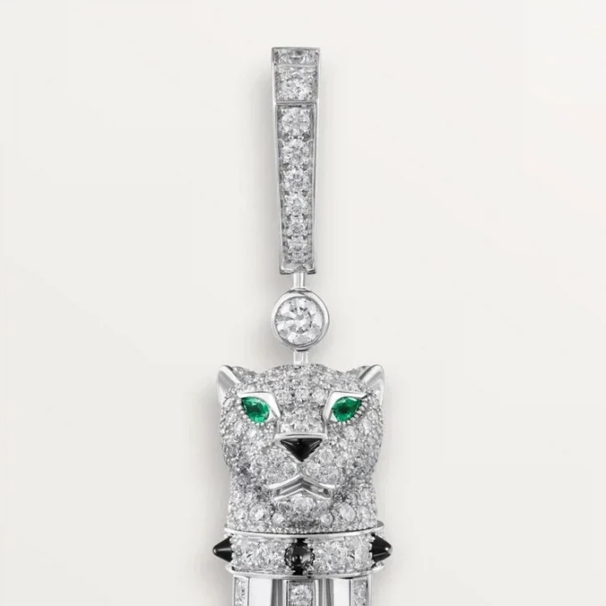 Panthere De Cartier örhängen, pavé Panthere De Cartier örhängen, pavé