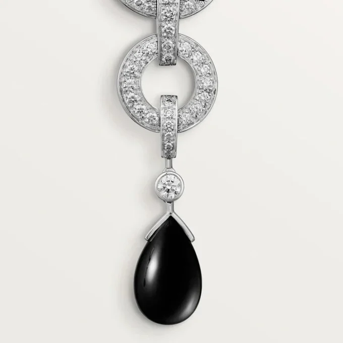 Panthere De Cartier örhängen, pavé Panthere De Cartier örhängen, pavé