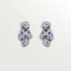 Panthere De Cartier-örhängen, safirer, pavé Panthere De Cartier-örhängen, safirer, pavé