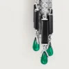 Panthere De Cartier-örhängen, smaragder, pavé Panthere De Cartier-örhängen, smaragder, pavé