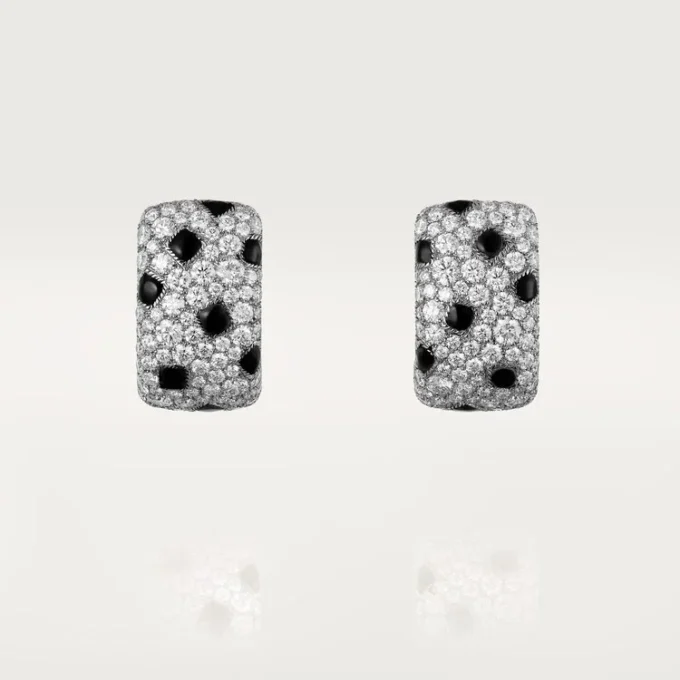 Panthere De Cartier örhängen – vitguld, onyx, diamanter – Cartier Panthere De Cartier örhängen – vitguld, onyx, diamanter – Cartier