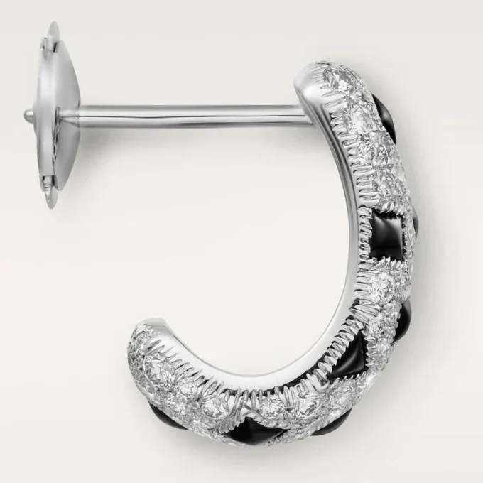 Panthere De Cartier örhängen – vitguld, onyx, diamanter – Cartier Panthere De Cartier örhängen – vitguld, onyx, diamanter – Cartier