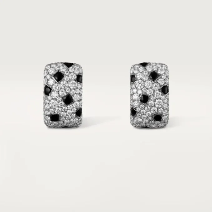 Panthere De Cartier örhängen – vitguld, onyx, diamanter – Cartier Panthere De Cartier örhängen – vitguld, onyx, diamanter – Cartier