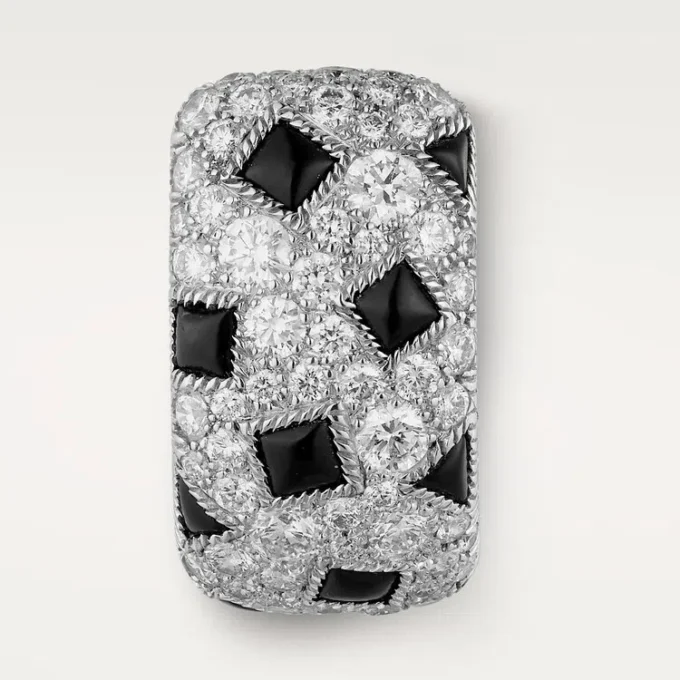Panthere De Cartier örhängen – vitguld, onyx, diamanter – Cartier Panthere De Cartier örhängen – vitguld, onyx, diamanter – Cartier
