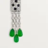 Panthere De Cartier-örhängen – vitguld, smaragder, onyx, diamanter – Cartier Panthere De Cartier-örhängen – vitguld, smaragder, onyx, diamanter – Cartier