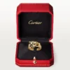 Panthere De Cartier-ring – gult guld, lack, diamanter, tsavoritgranat – Cartier Panthere De Cartier-ring – gult guld, lack, diamanter, tsavoritgranat – Cartier