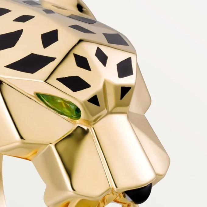 Panthere De Cartier-ring – gult guld, lack, tsavoritgranat, onyx – Cartier Panthere De Cartier-ring – gult guld, lack, tsavoritgranat, onyx – Cartier