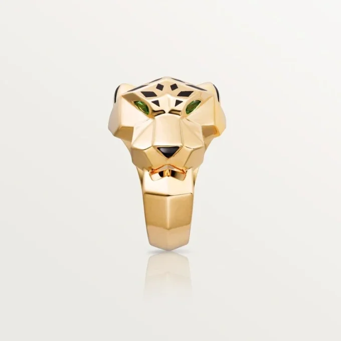 Panthere De Cartier-ring – gult guld, lack, tsavoritgranat, onyx – Cartier Panthere De Cartier-ring – gult guld, lack, tsavoritgranat, onyx – Cartier