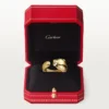 Panthere De Cartier-ring – gult guld, onyx, tsavoritgranat – Cartier