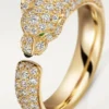 Panthere De Cartier-ring – gult guld, smaragder, onyx, diamanter – Cartier Panthere De Cartier-ring – gult guld, smaragder, onyx, diamanter – Cartier