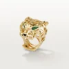 Panthere De Cartier-ring – gult guld, tsavoritgranater, onyx – Cartier Panthere De Cartier-ring – gult guld, tsavoritgranater, onyx – Cartier