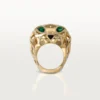 Panthere De Cartier-ring – gult guld, tsavoritgranater, onyx – Cartier Panthere De Cartier-ring – gult guld, tsavoritgranater, onyx – Cartier