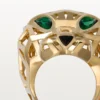 Panthere De Cartier-ring – gult guld, tsavoritgranater, onyx – Cartier Panthere De Cartier-ring – gult guld, tsavoritgranater, onyx – Cartier