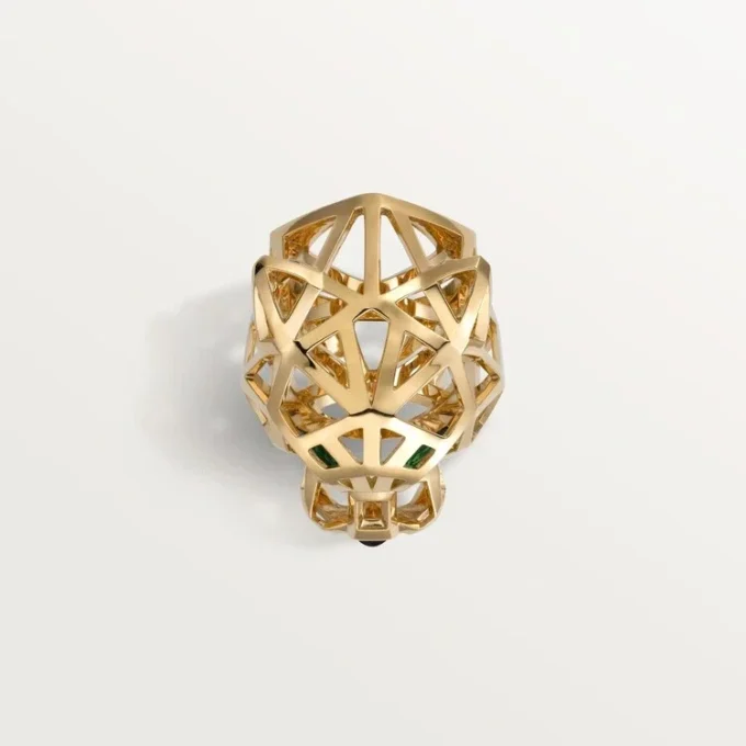 Panthere De Cartier-ring – gult guld, tsavoritgranater, onyx – Cartier Panthere De Cartier-ring – gult guld, tsavoritgranater, onyx – Cartier
