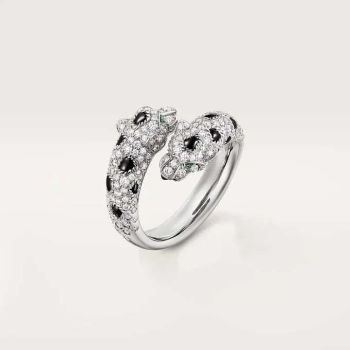 Panthere De Cartier-ring, halvpavé Panthere De Cartier-ring, halvpavé