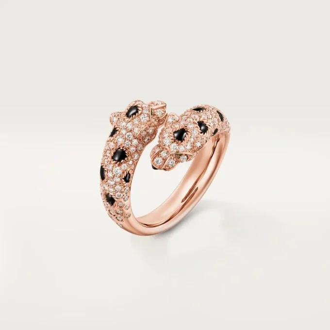Panthere De Cartier-ring, halvpavé Panthere De Cartier-ring, halvpavé