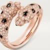Panthere De Cartier-ring, halvpavé Panthere De Cartier-ring, halvpavé