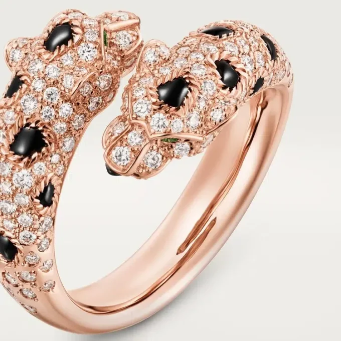 Panthere De Cartier-ring, halvpavé Panthere De Cartier-ring, halvpavé