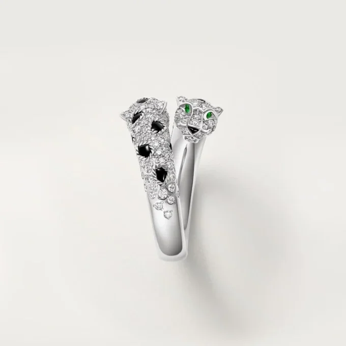 Panthere De Cartier-ring, halvpavé Panthere De Cartier-ring, halvpavé